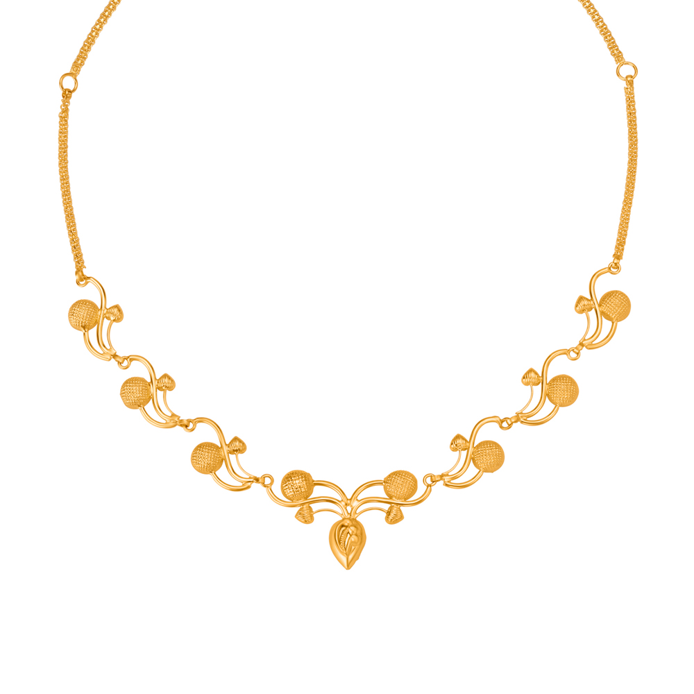 Golden Cherry Gold Necklace Set,,hi-res image number null