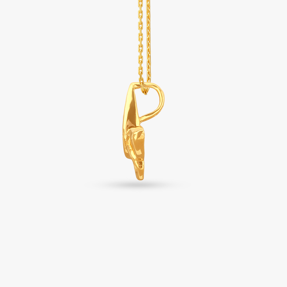 Butterfly Dreams Gold Pendant and Earrings Set,,hi-res image number null