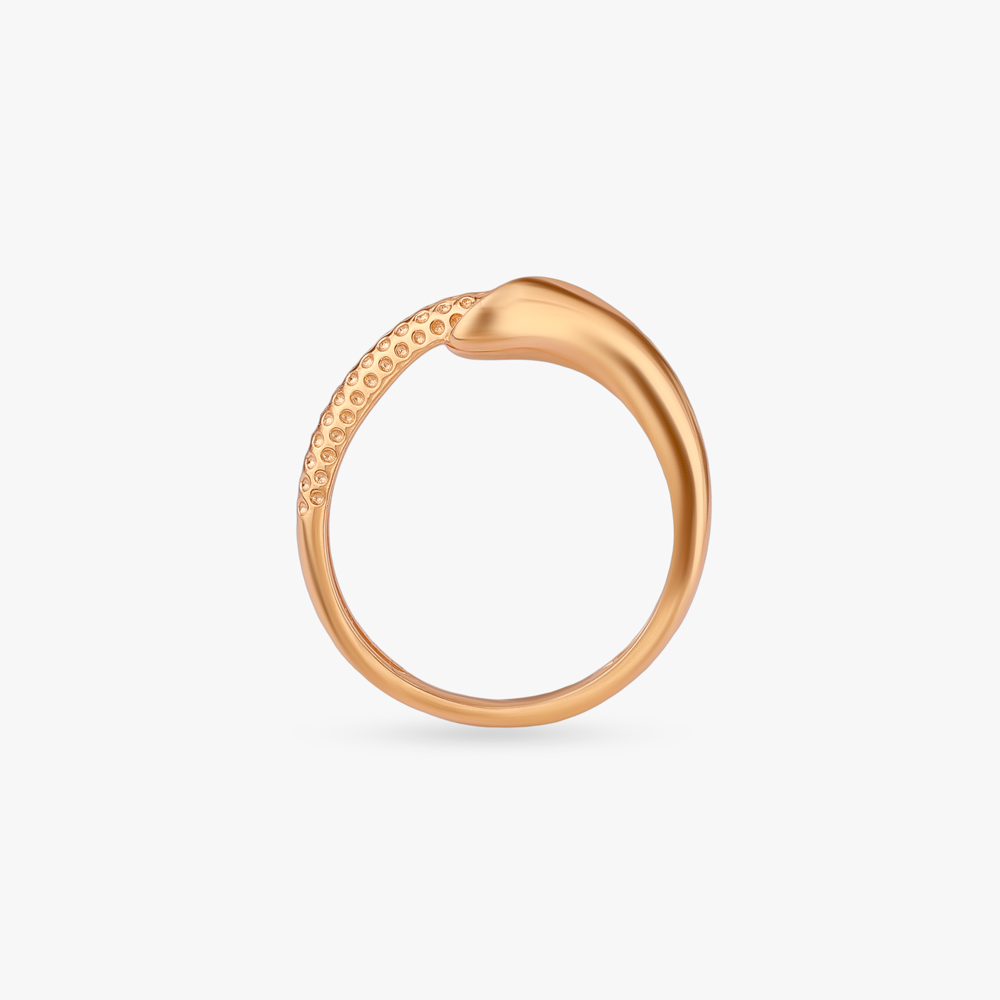 Sculpted Flow Gold Ring,,hi-res image number null