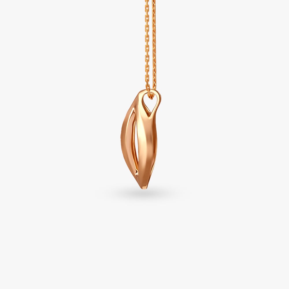 Refined Teardrop Gold Pendant,,hi-res image number null