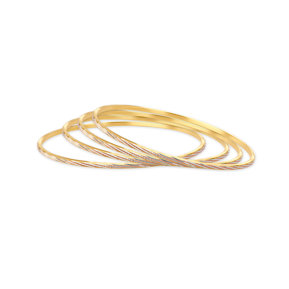 Delicate gold bangles deals