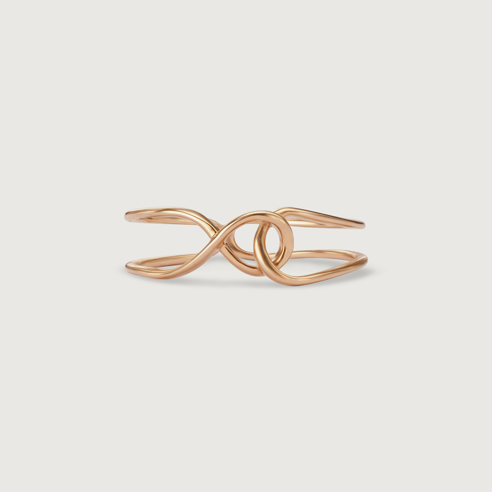 Interlinked Radiance 14KT Yellow Gold Finger Ring,,hi-res image number null