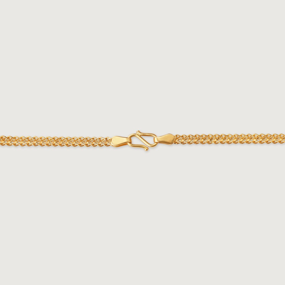 Twisted Rope 22 Kt Gold Chain,,hi-res image number null
