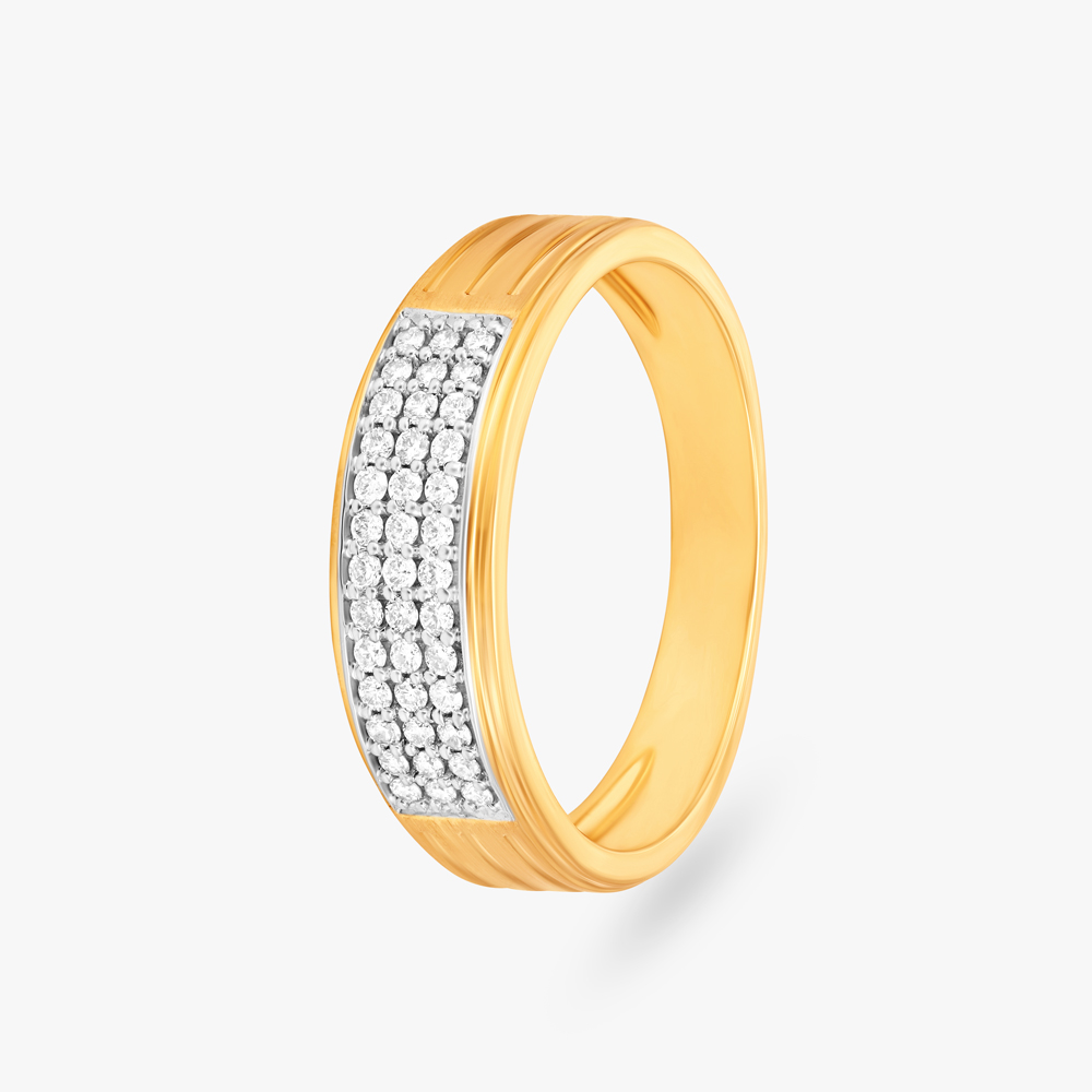 Marvellous Masculine Diamond Finger Ring for Men