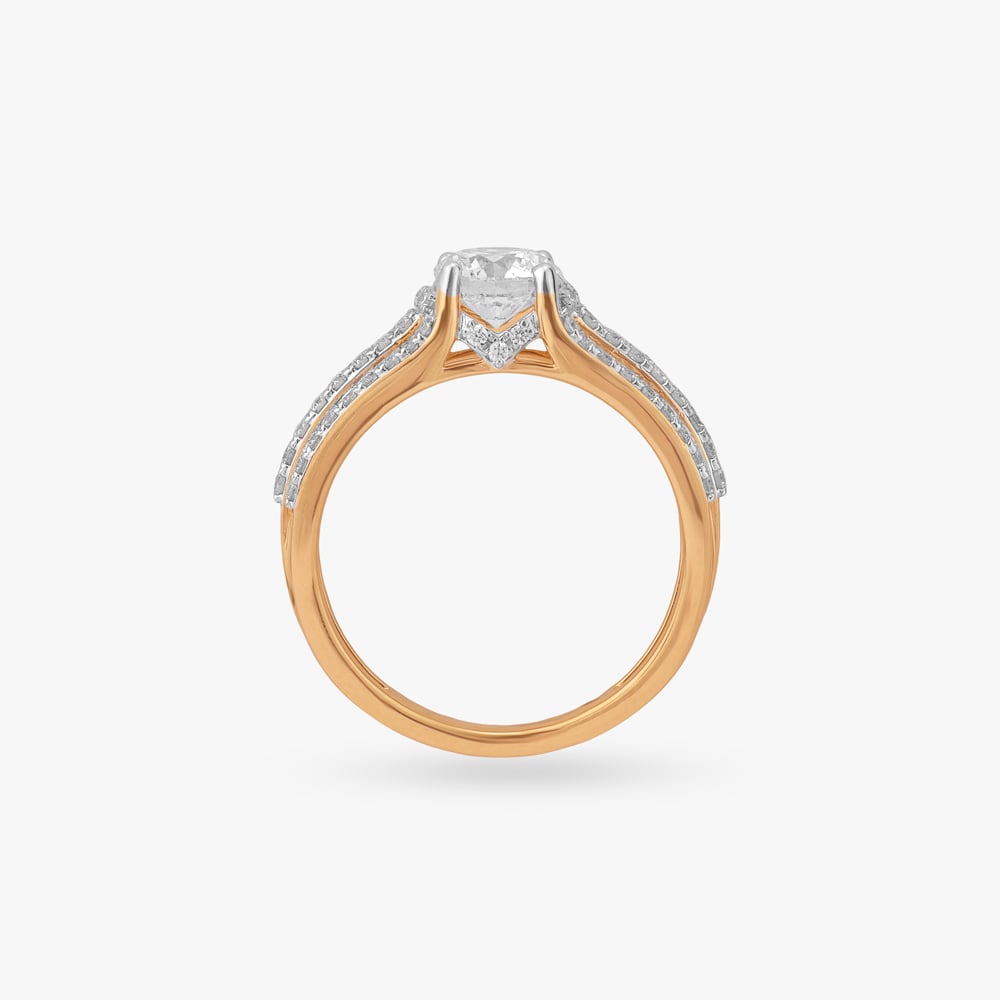 Eternal Beam Solitaire Ring,,hi-res image number null
