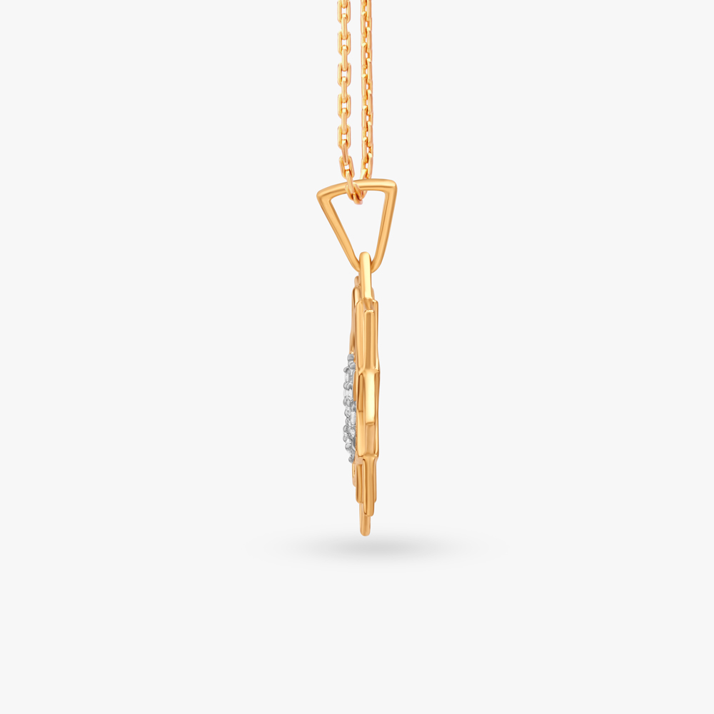 Spiritual Strength Diamond Khanda Pendant,,hi-res image number null