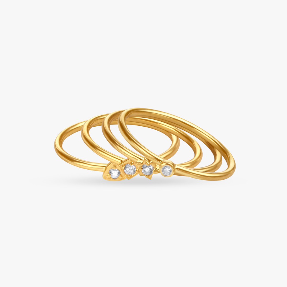 Spark Sequence Gold Ring,,hi-res image number null