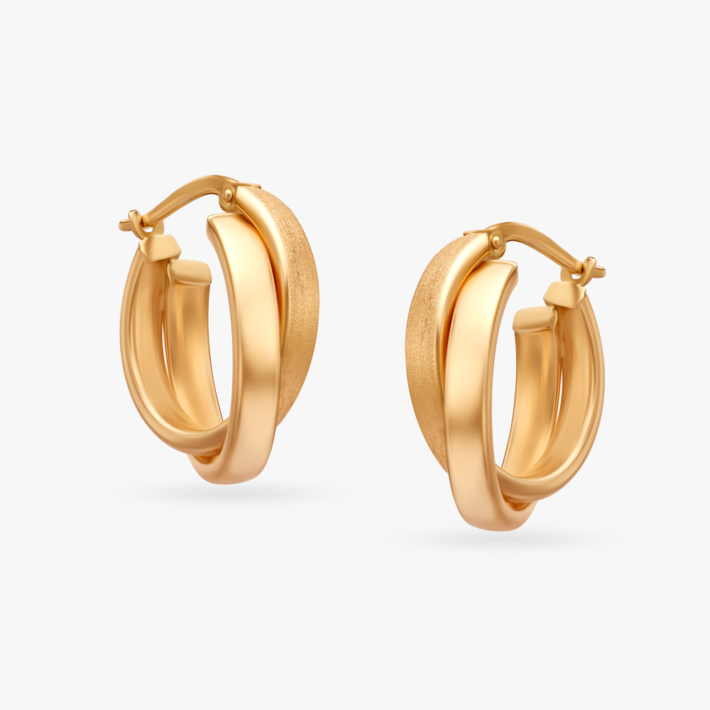 Chic Minimalist Hoop Earrings,,hi-res image number null