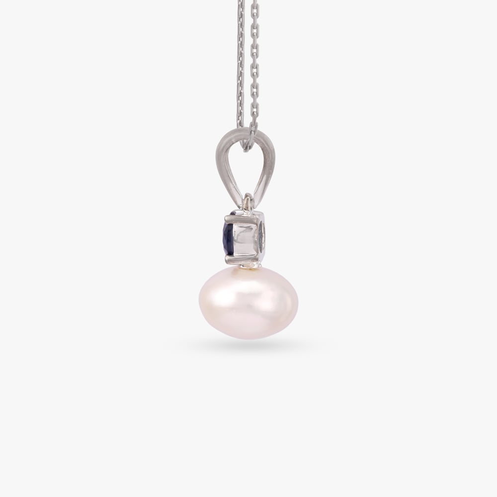 Serene Twilight Silver Pendant,,hi-res image number null