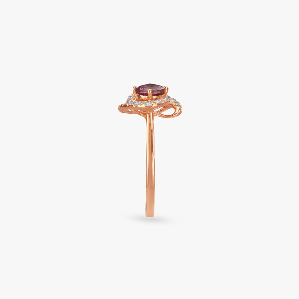 Enchanted Rose Diamond Finger Ring,,hi-res image number null