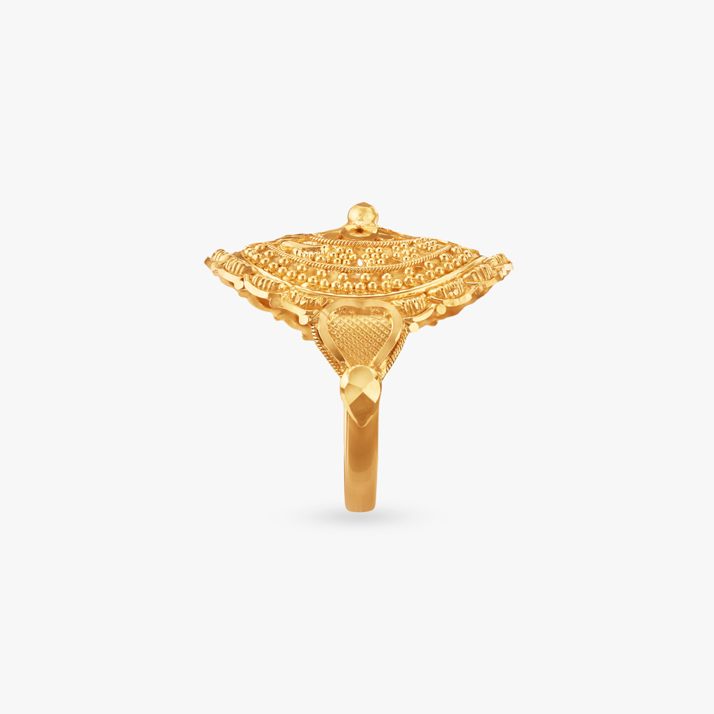 Majestic Flora Gold Ring,,hi-res image number null