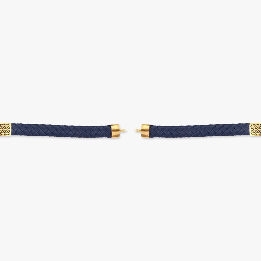 Geometric Weave Gold Bracelet for Men,,hi-res image number null
