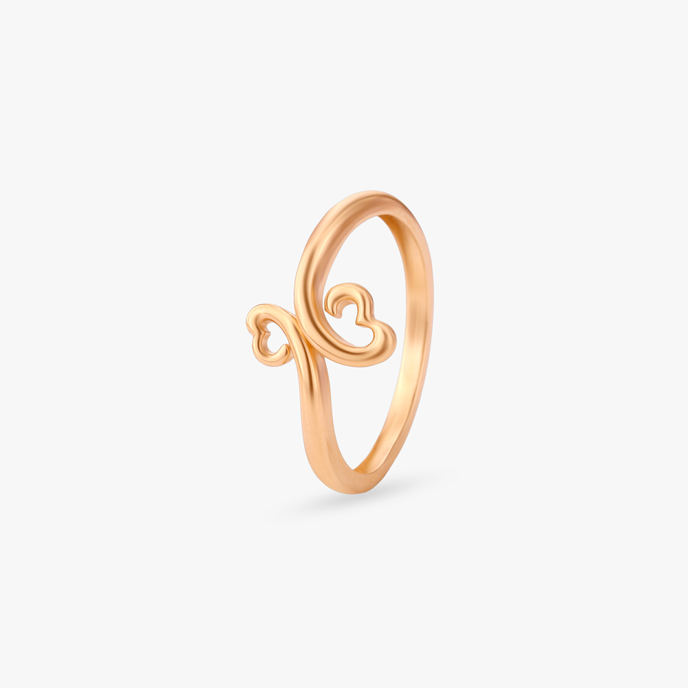 Heart Whisper Gold Ring by Tanishq